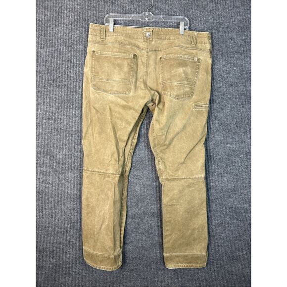 Kuhl Mens Ryder Pants Sz 40 Tan Rugged Work Wear Outdoor Hiking Camping Western - Picture 2 of 14